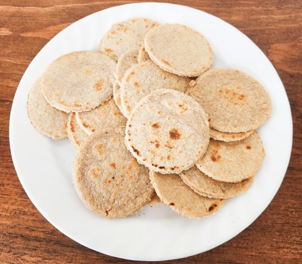fresh milled flour sourdough cracker recipe hard white wheat fresh milled grain cracker on white plate